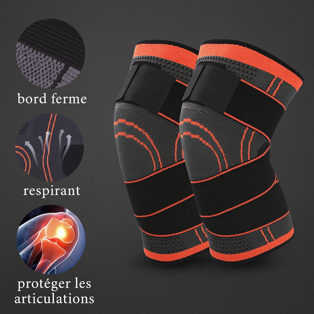 Genouillère - Stabilité renforcée pour vos entraînements